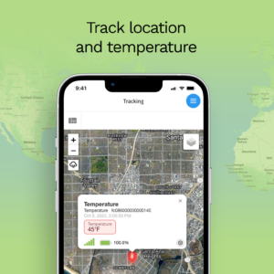 GPS, Temperature, & Impact Tracker for pharmaceuticals, blood, food, and other perishables - 4G LTE US & Worldwide Coverage- No Subscription required