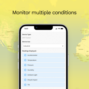GPS, Temperature, & Impact Tracker for pharmaceuticals, blood, food, and other perishables - 4G LTE US & Worldwide Coverage- No Subscription required